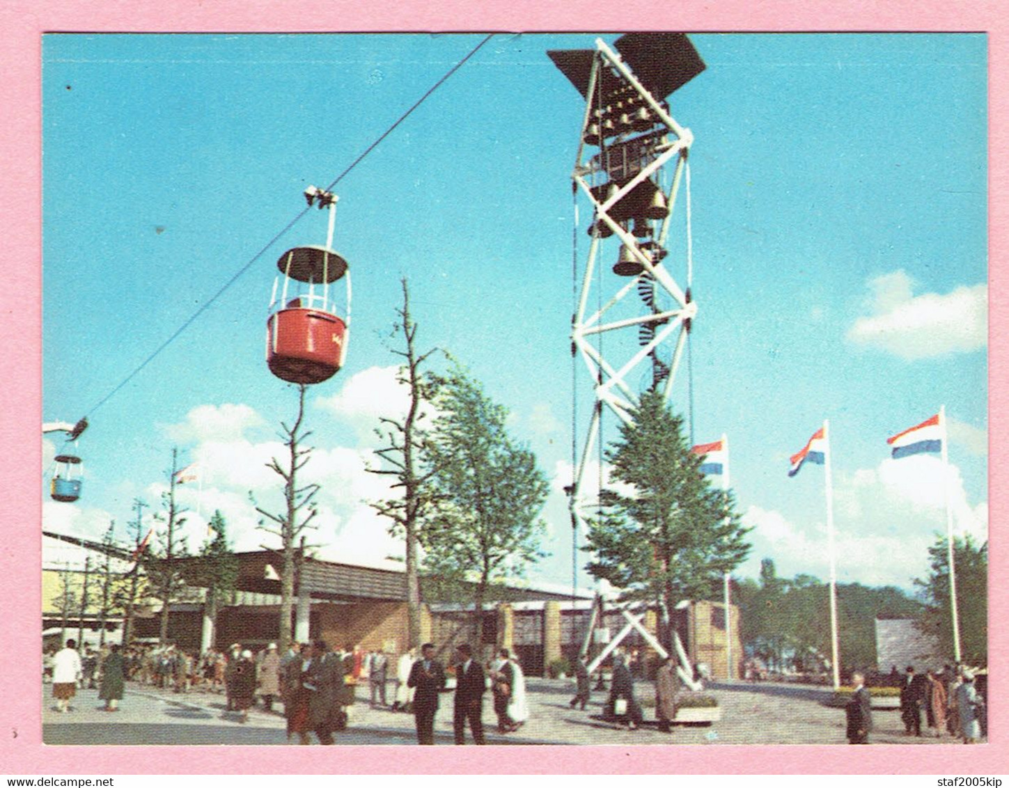 Chromo Wereldtentoonstelling Brussel 1958 - (7,5 Cm X 9,8 Cm) - NEDERLAND - PAYS BAS - Collections