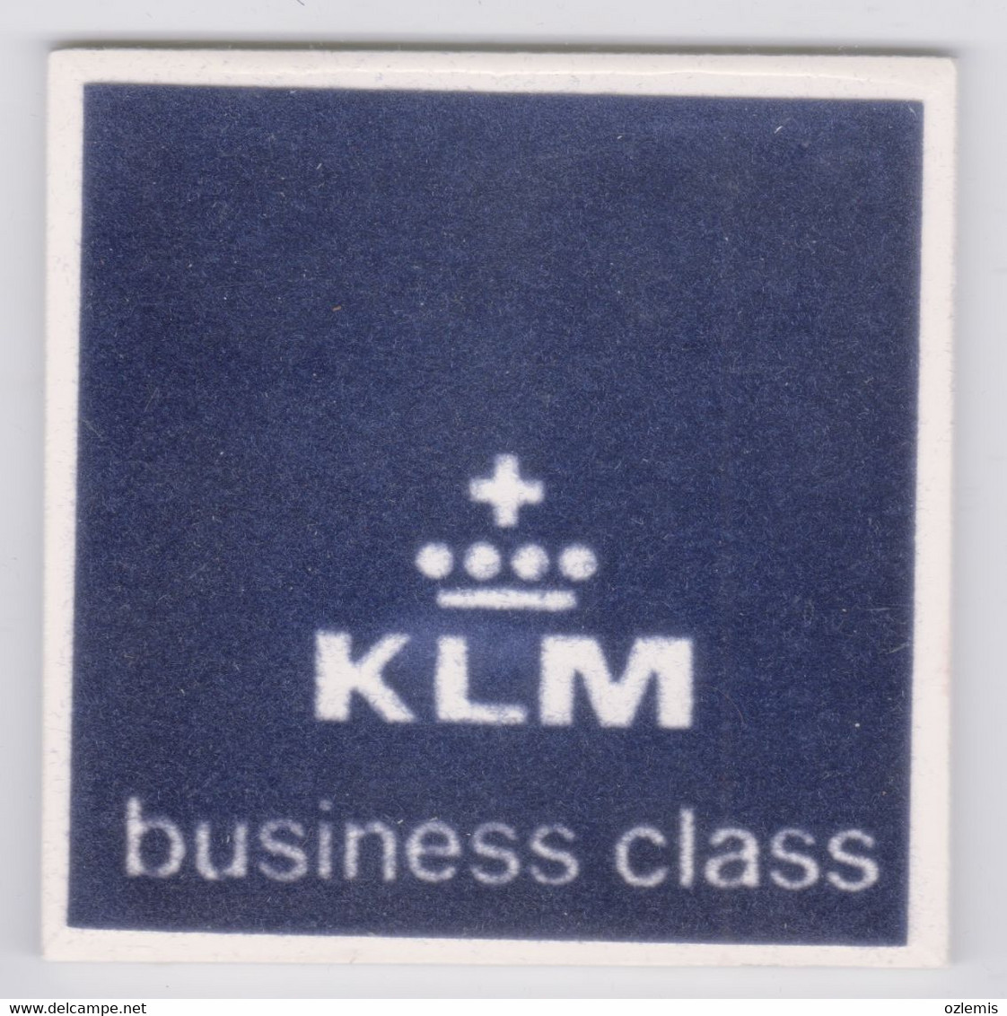 KLM ,AIRLINES BUSINESS CLASS DELFT POLYCHROME ,COASTER , - Buques Costeros