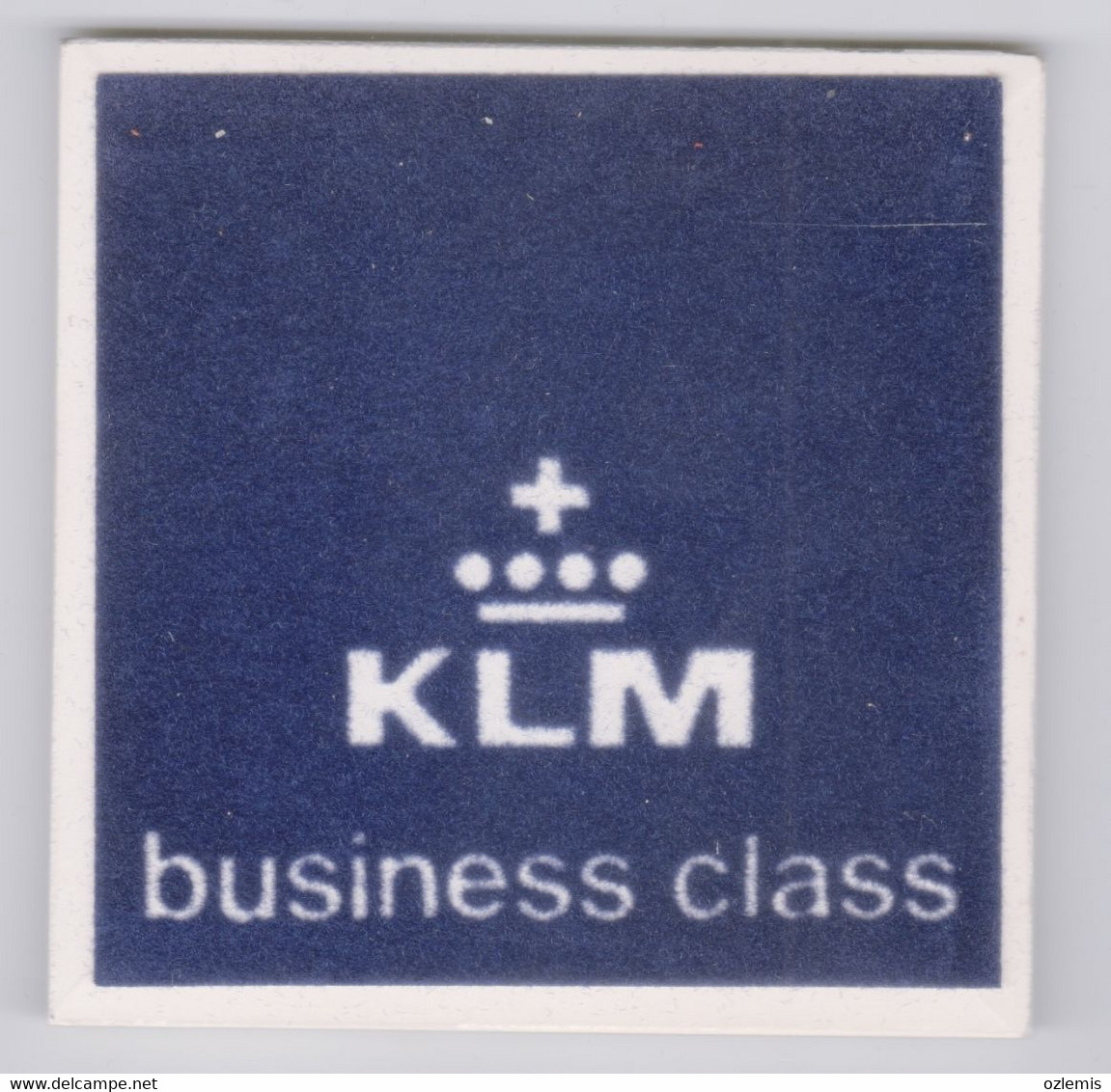 KLM ,AIRLINES BUSINESS CLASS DELFT POLYCHROME ,COASTER , - Sottobicchieri