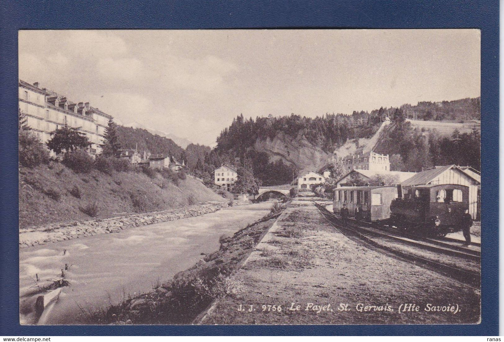 CPA [74] Haute Savoie > Le Fayet Saint-Gervais Gare Train Chemin De Fer Station Non Circulé - Saint-Gervais-les-Bains