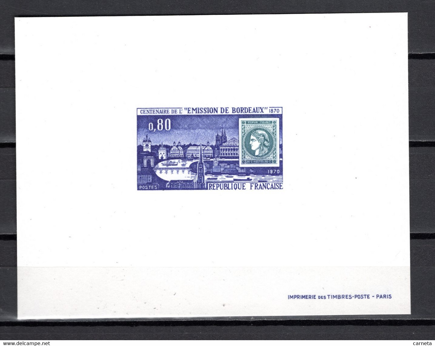 FRANCE  N° 1659  EPREUVE DE LUXE     NEUF SANS CHARNIERE  COTE  55.00€    BORDEAUX  PONT - Luxeproeven