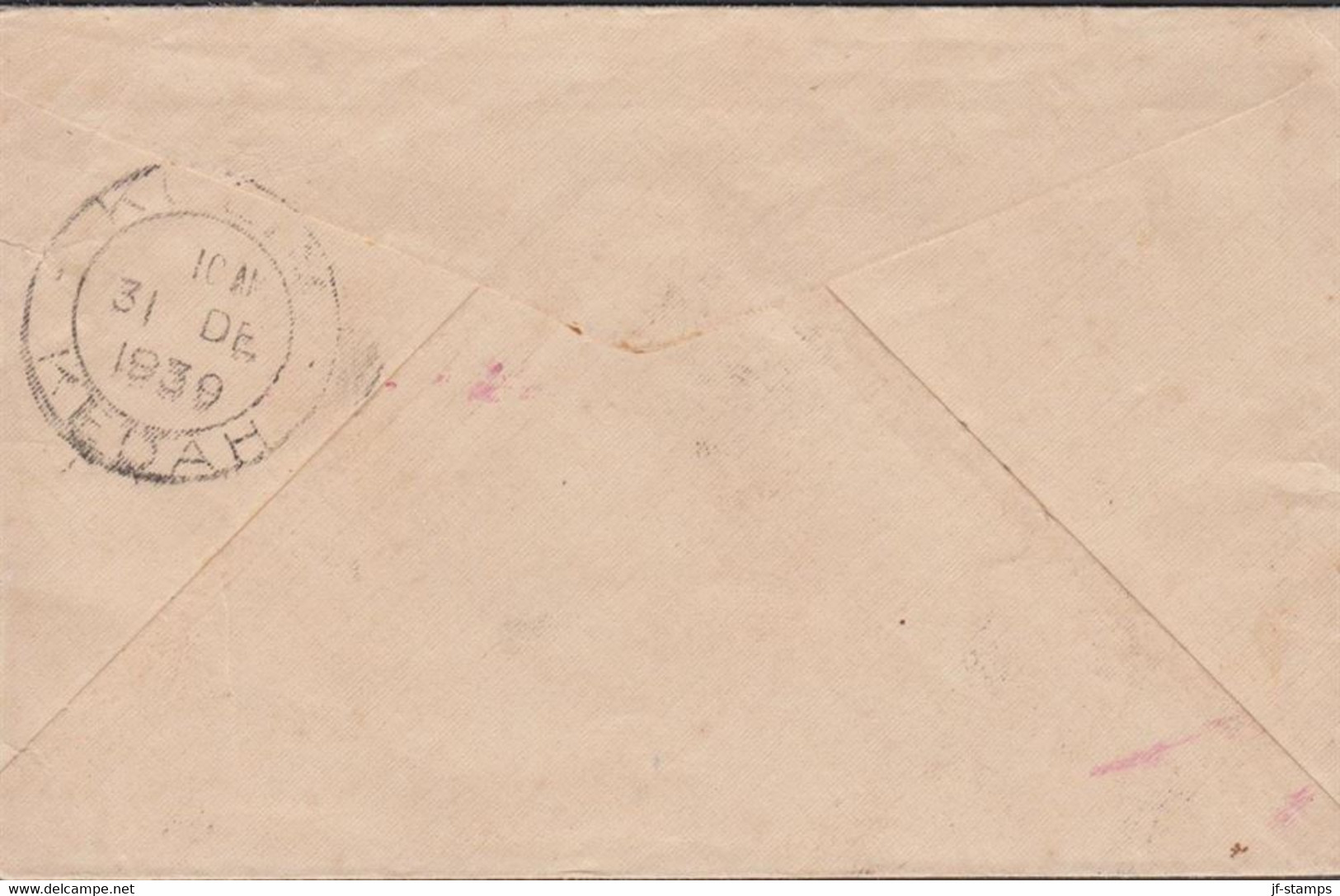 1939. INDIA. Georg VI 2 As 6 Ps Ox Waggon On Cover To Kedah Cancelled  RANGIEM 6 DEC 39 + Censor Cancel PA... - JF427256 - Kedah