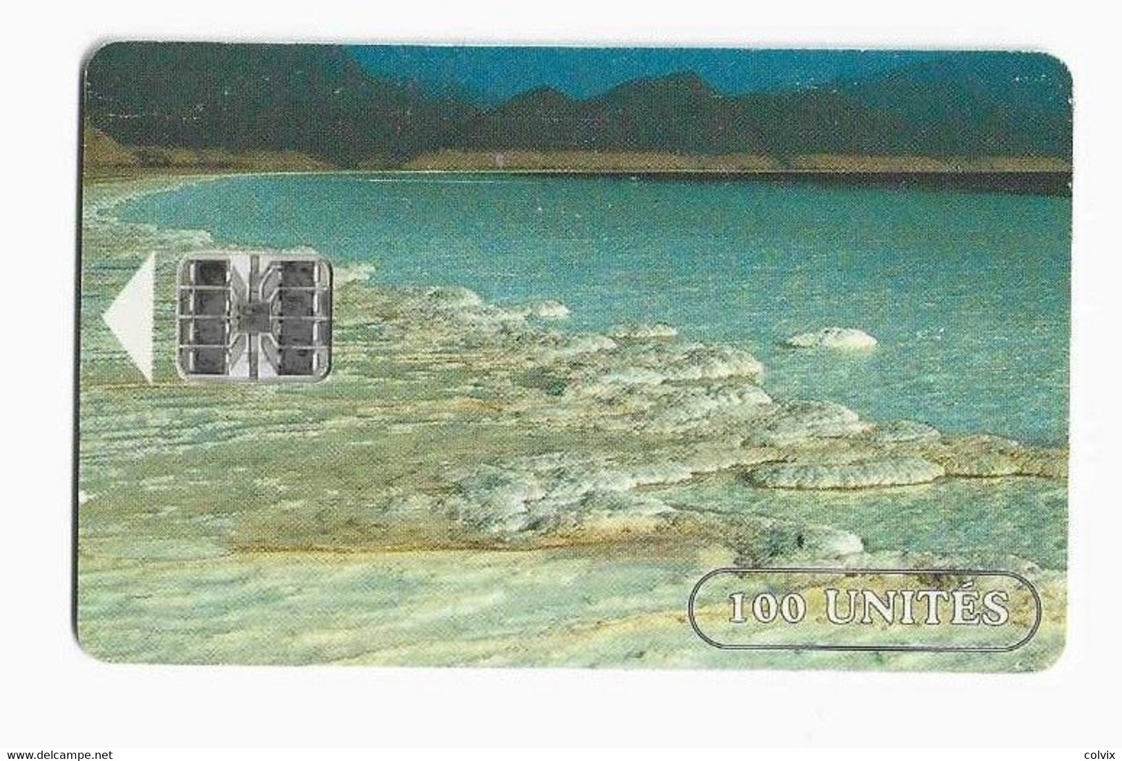 DJIBOUTI TELECARTE DJIBOUTI TELECOM 100U LAC ASSAL LAC SALE - Dschibuti