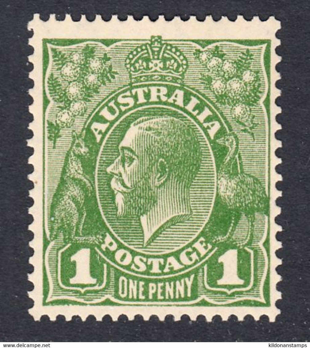 Australia 1926-30 Mint No Hinge, Sage-green, Die 2, Wmk 7, Sc# ,SG 95b - Mint Stamps