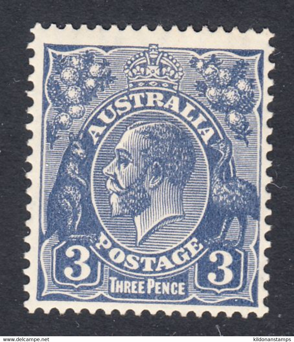 Australia 1926-30 Mint Mounted, Deep Ultramarine, Wmk 7, See Notes, Sc# ,SG 100b - Ongebruikt