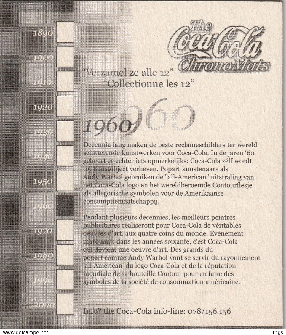 Coca Cola - Sottobicchieri Di Birra