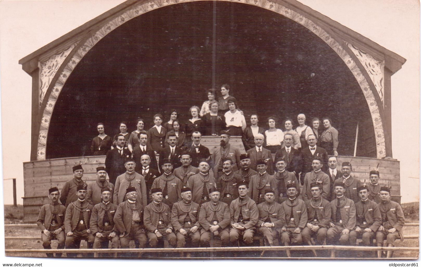 Seltene  Alte Originalfoto-  AK   SOKOL- Bewegung / Prag - Zizkov / Tschechien - Menschengruppe - 1920 Ca. - Tsjechië