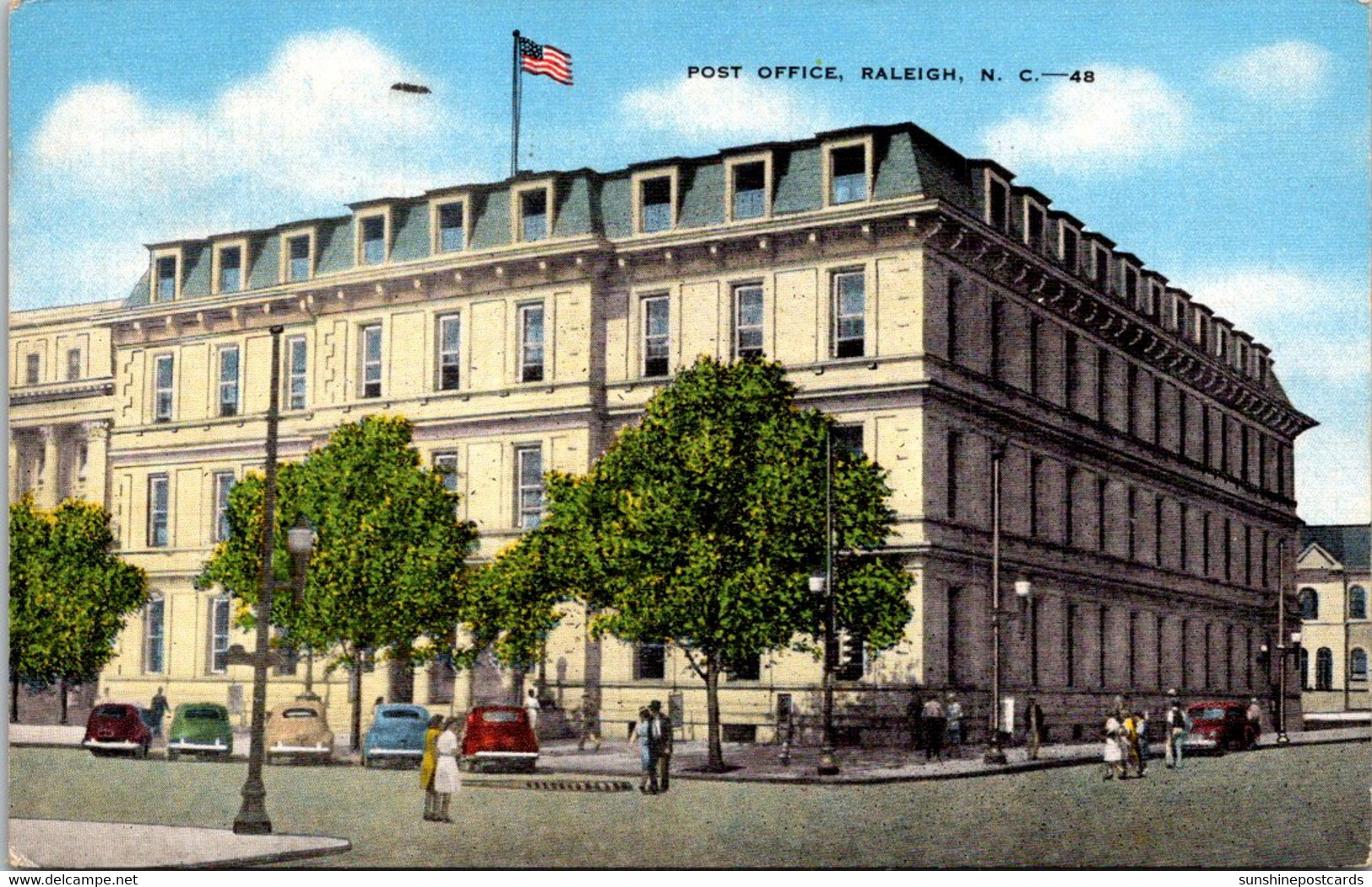 North Carolina Raleigh Post Office 1958 - Raleigh