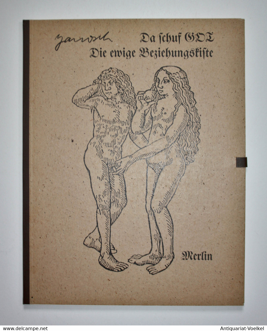 Original Mappe - Janosch Horst Eckert Da Schuf Gott Die Ewige Beziehungskiste - Photographie