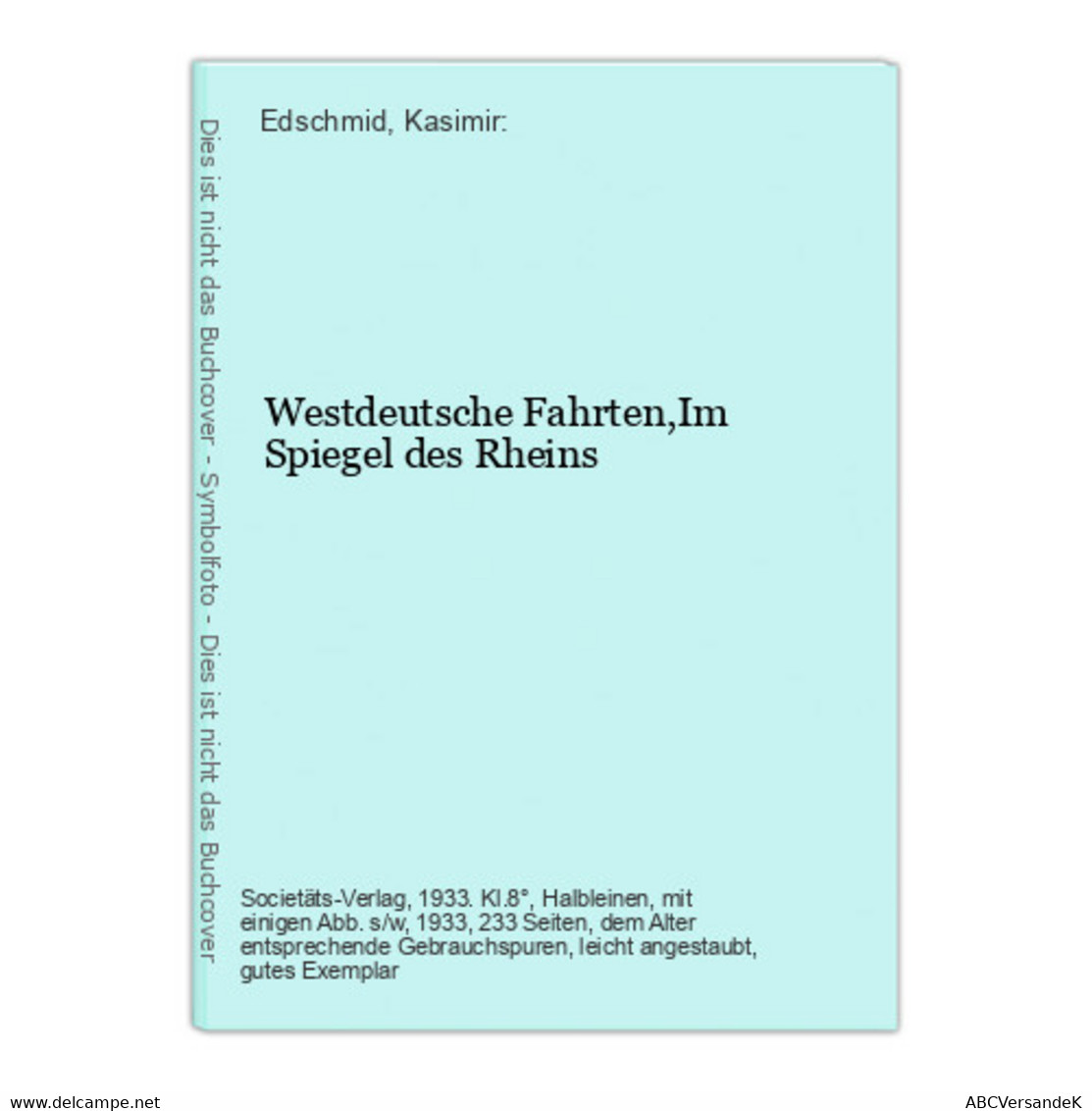 Westdeutsche Fahrten,Im Spiegel Des Rheins - Alemania Todos