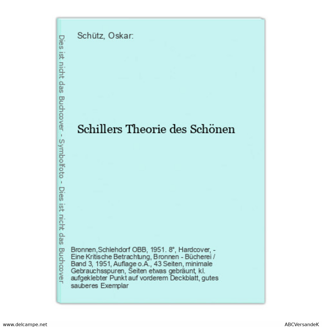 Schillers Theorie Des Schönen - Philosophie