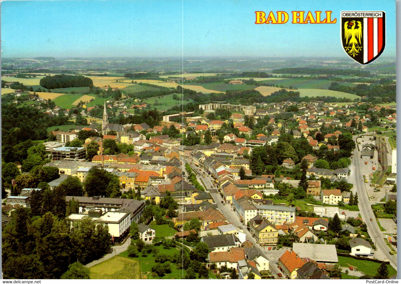 23557 - Oberösterreich - Bad Hall , Panorama - Gelaufen 1989 - Bad Hall