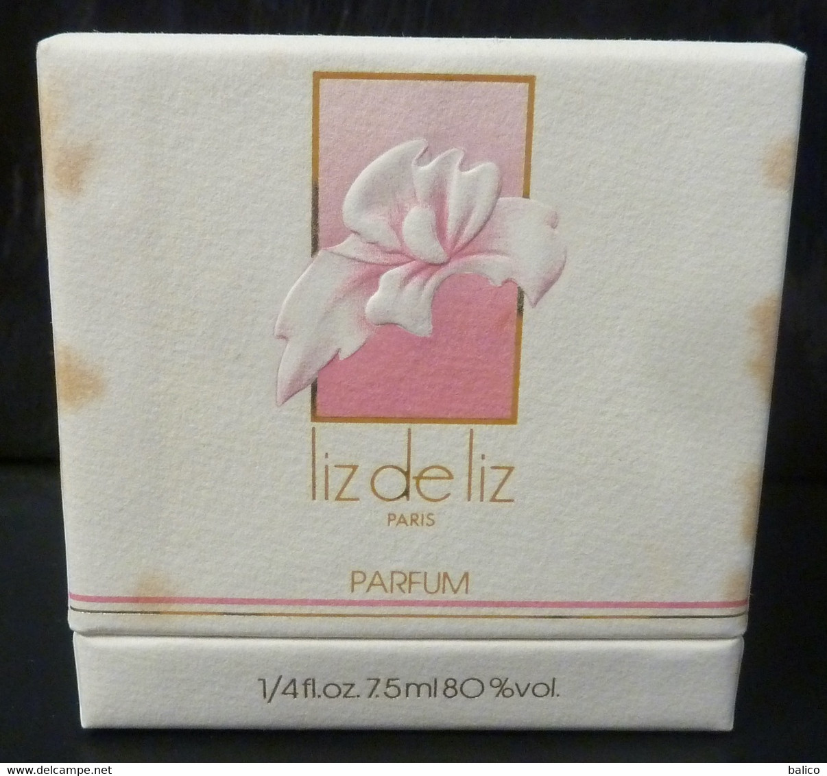 Liz De Liz - Parfum - 7,5 Ml - Tout En Verre - Miniatures (avec Boite)