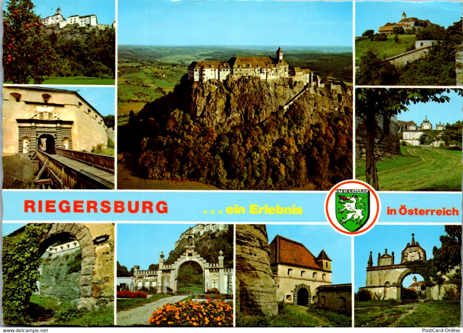 23595 - Steiermark - Riegersburg , Mehrbildkarte - Gelaufen - Riegersburg