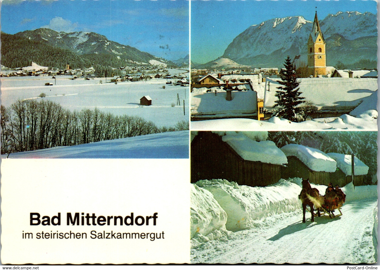 23628 - Steiermark - Bad Mitterndorf Mit Grimming - Gelaufen 1984 - Bad Mitterndorf