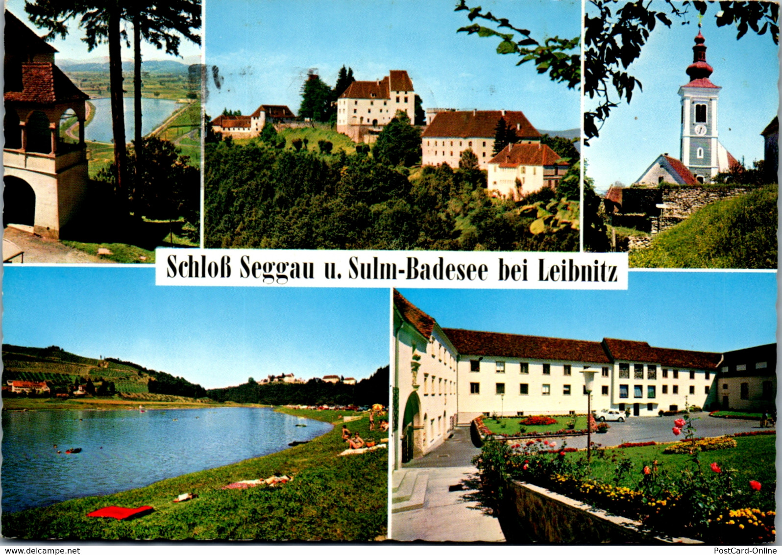 23631 - Steiermark - Leibnitz , Schloss Seggau Und Sulm Badesee - Gelaufen 1968 - Leibnitz