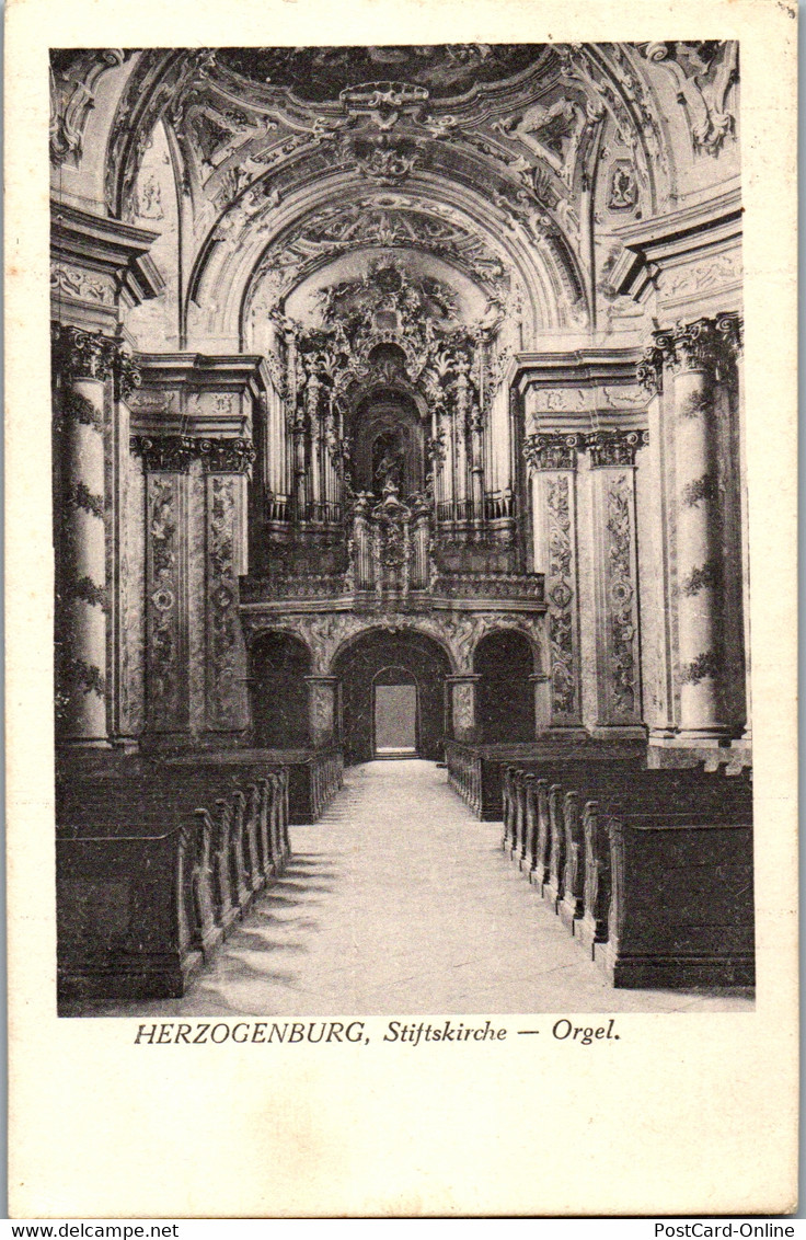 23761 - Niederösterreich - Herzogenburg , Stiftskirche , Orgel - Gelaufen - Herzogenburg