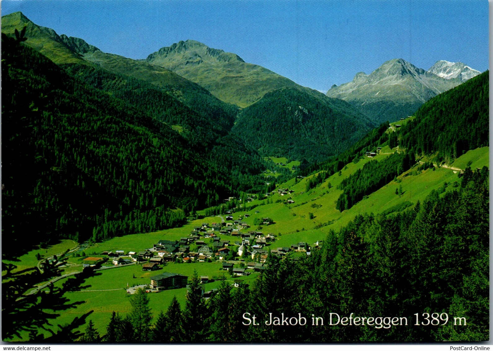 23768 - Tirol - St. Jacob Im Defereggen Mit Blick Zum Hochgall - Gelaufen 1993 - Defereggental