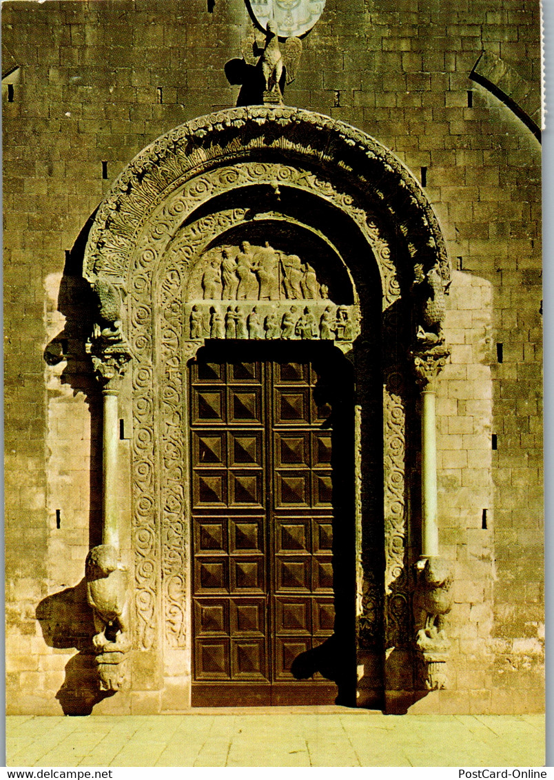 23785 - Italien - Bitonto , Cattedrale , Portale Principale - Gelaufen 1989 - Bitonto