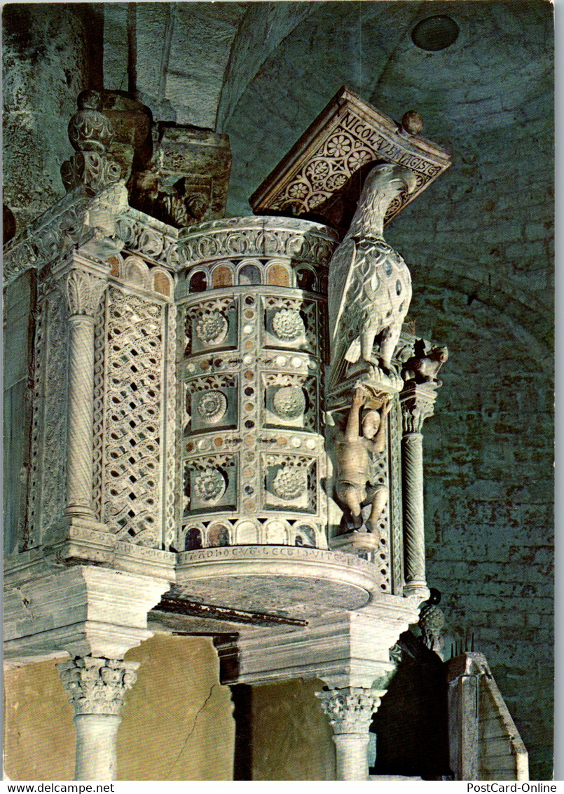 23819 - Italien - Bitonto , Cattedrale , Ambone - Gelaufen 1989 - Bitonto