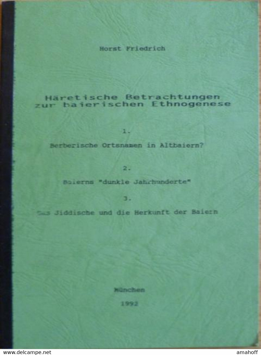 Häretische Betrachtungen Zur Baierischen Ethnogenese - 4. Neuzeit (1789-1914)