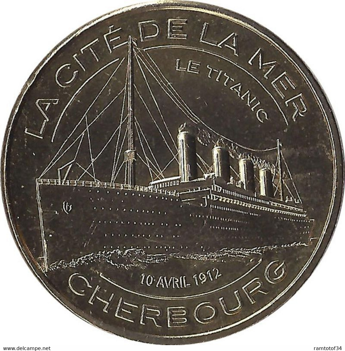 2013 MDP320 - CHERBOURG-EN-COTENTIN - La Cité De La Mer 10 (Le Titanic à Babord) / MONNAIE DE PARIS - 2013