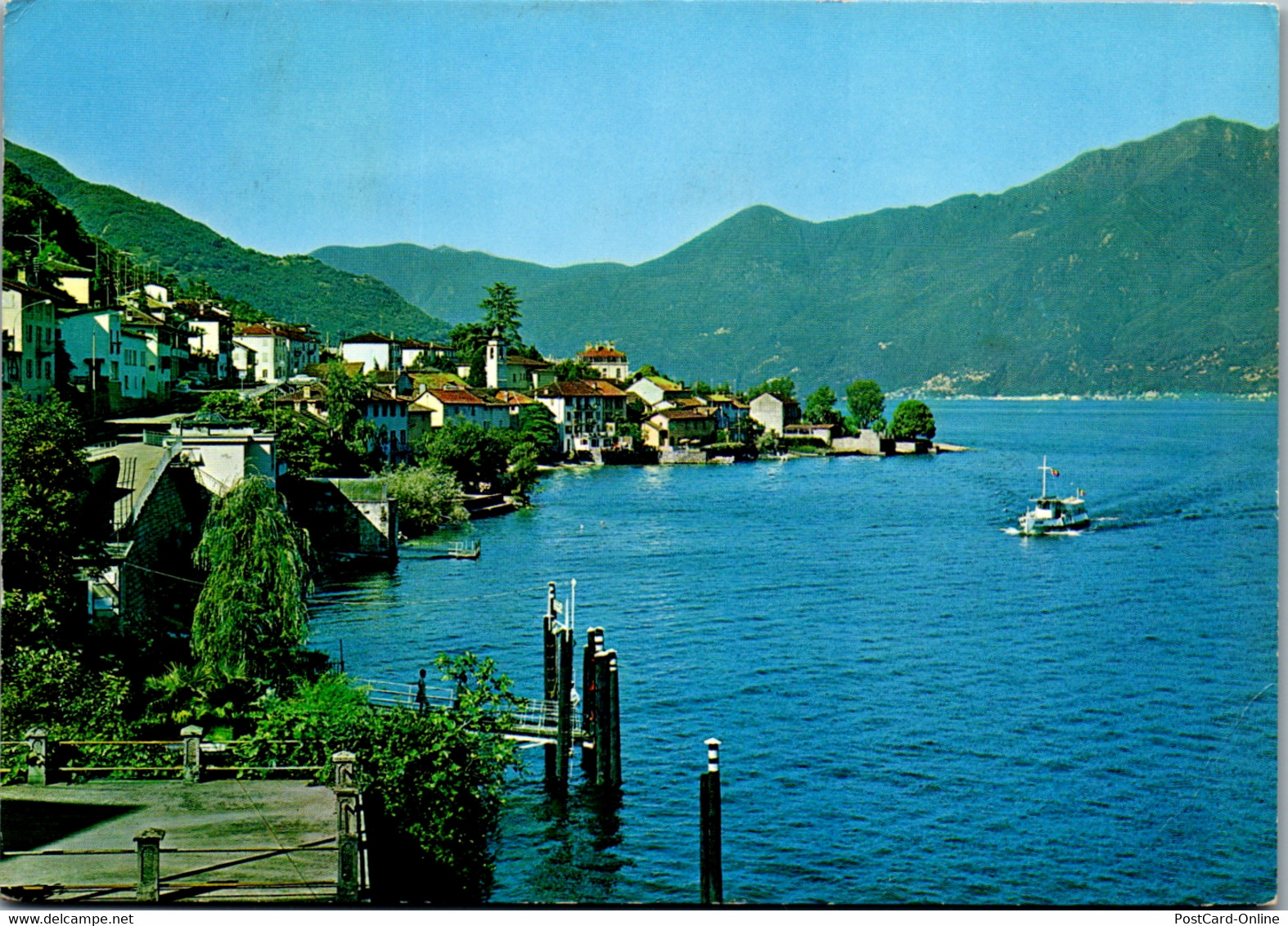 23940 - Schweiz - Gerra Gambarogno , Lago Maggiore - Gelaufen 1971 - Cugnasco-Gerra
