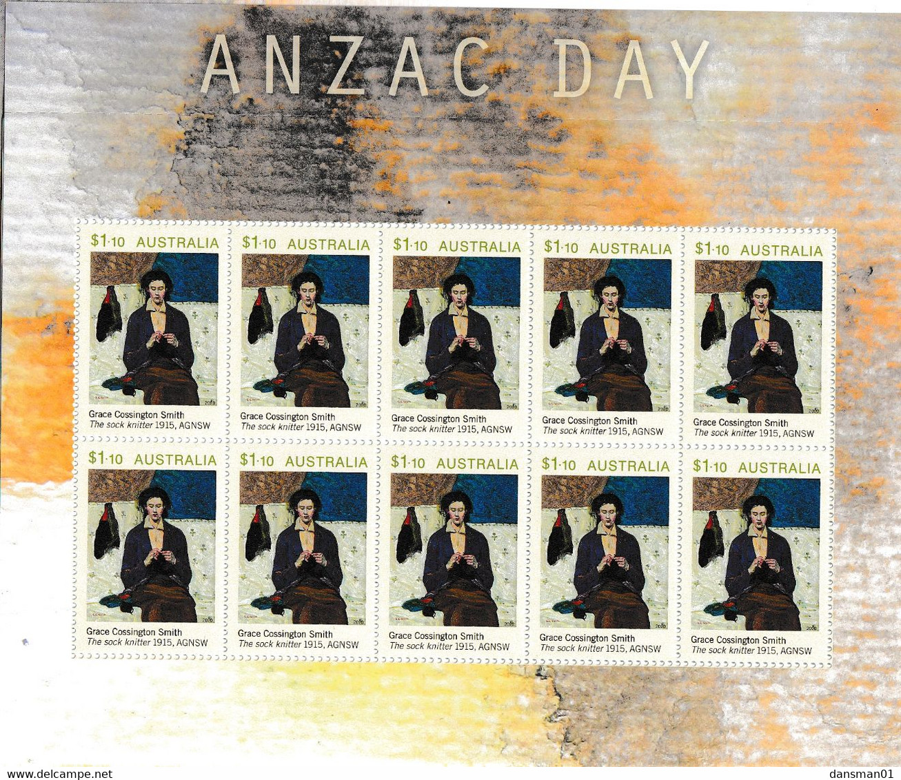 AUSTRALIA 2020 Anzac Day Pack Mint Never Hinged - Unused Stamps