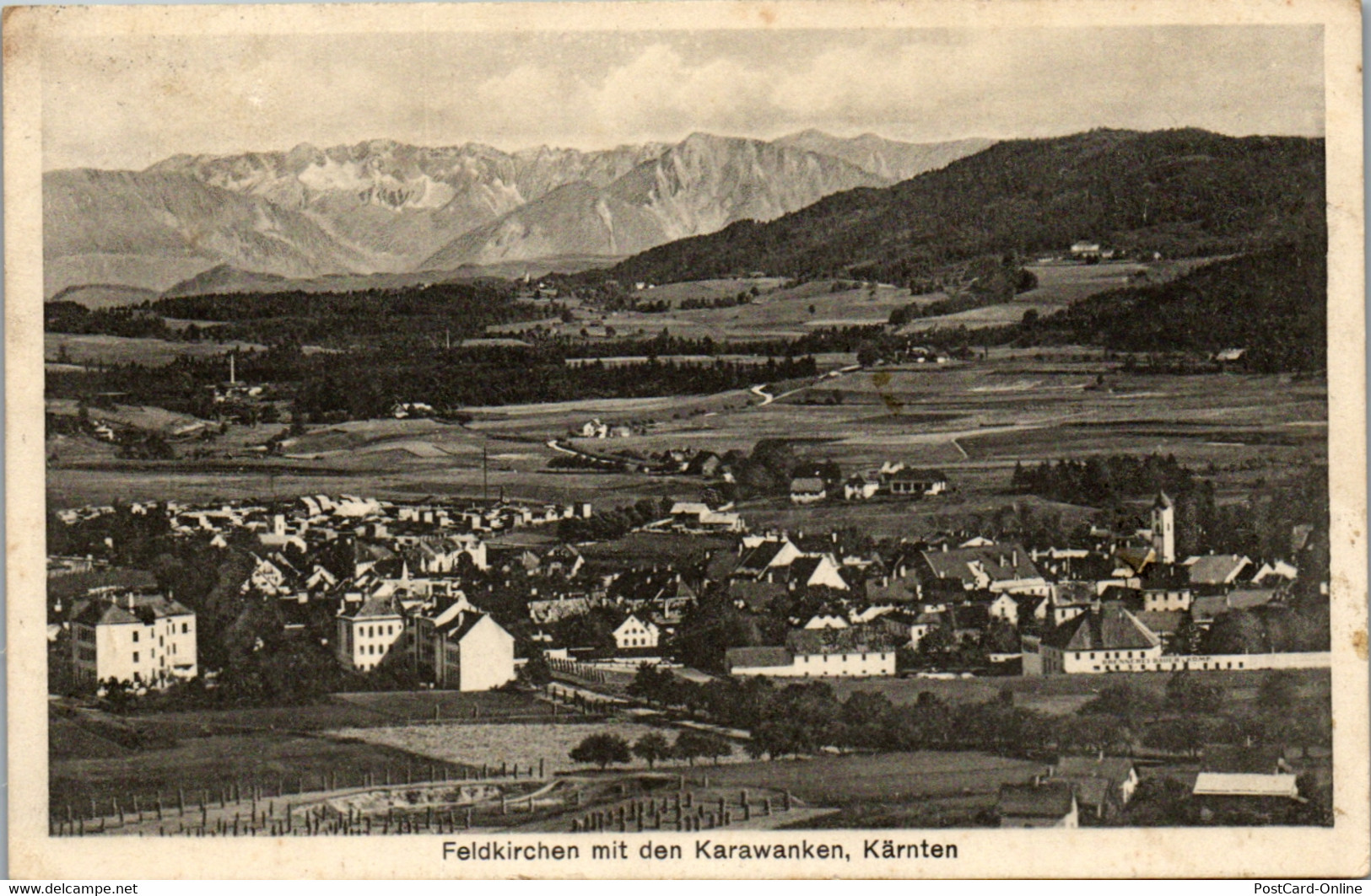 24286 - Kärnten - Feldkirchen Mit Den Karawanken - Gelaufen 1931 - Feldkirchen In Kärnten