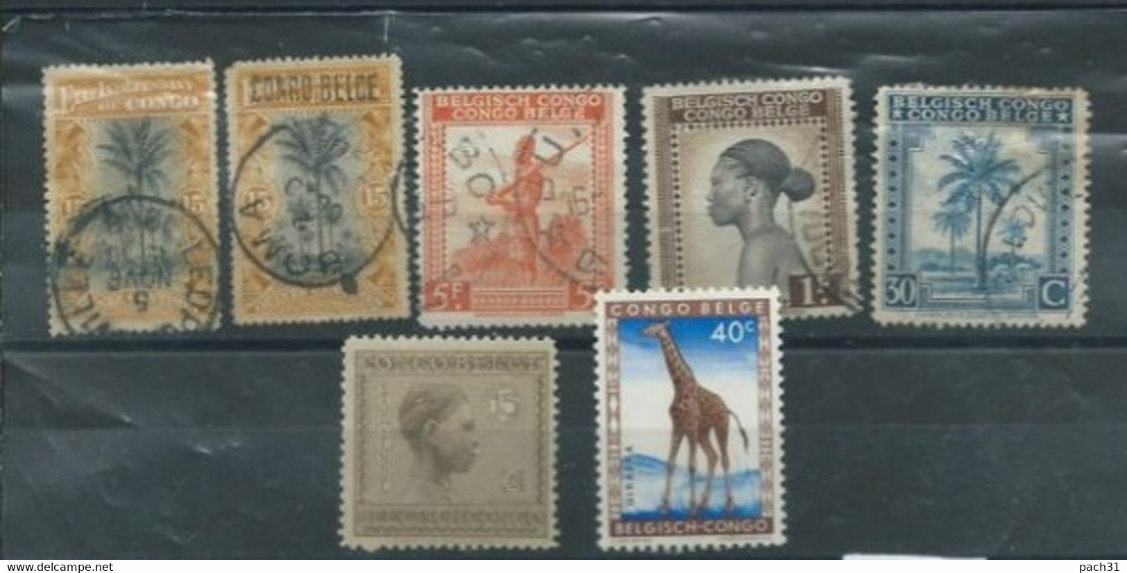 Congo Belge Lot De Timbres Différents - Verzamelingen