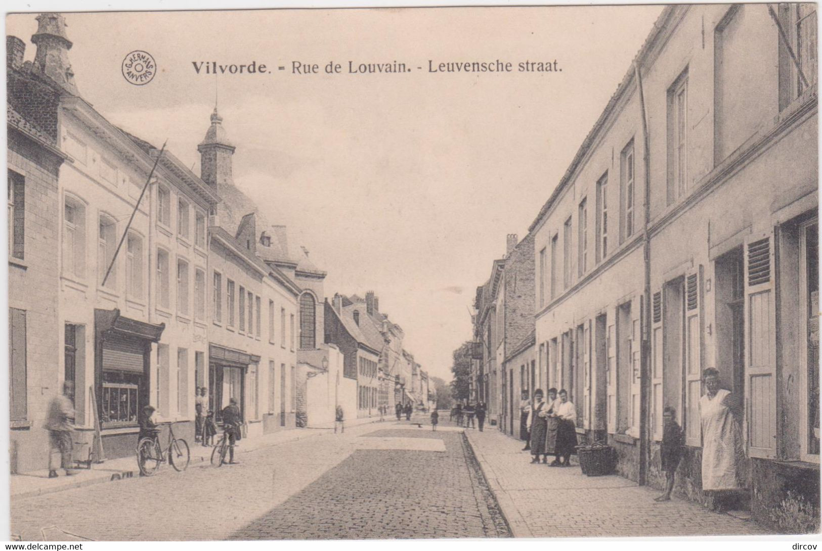 Vilvoorde - Leuvense Straat (Hermans) ( Gelopen Kaart Met Zegel) - Vilvoorde