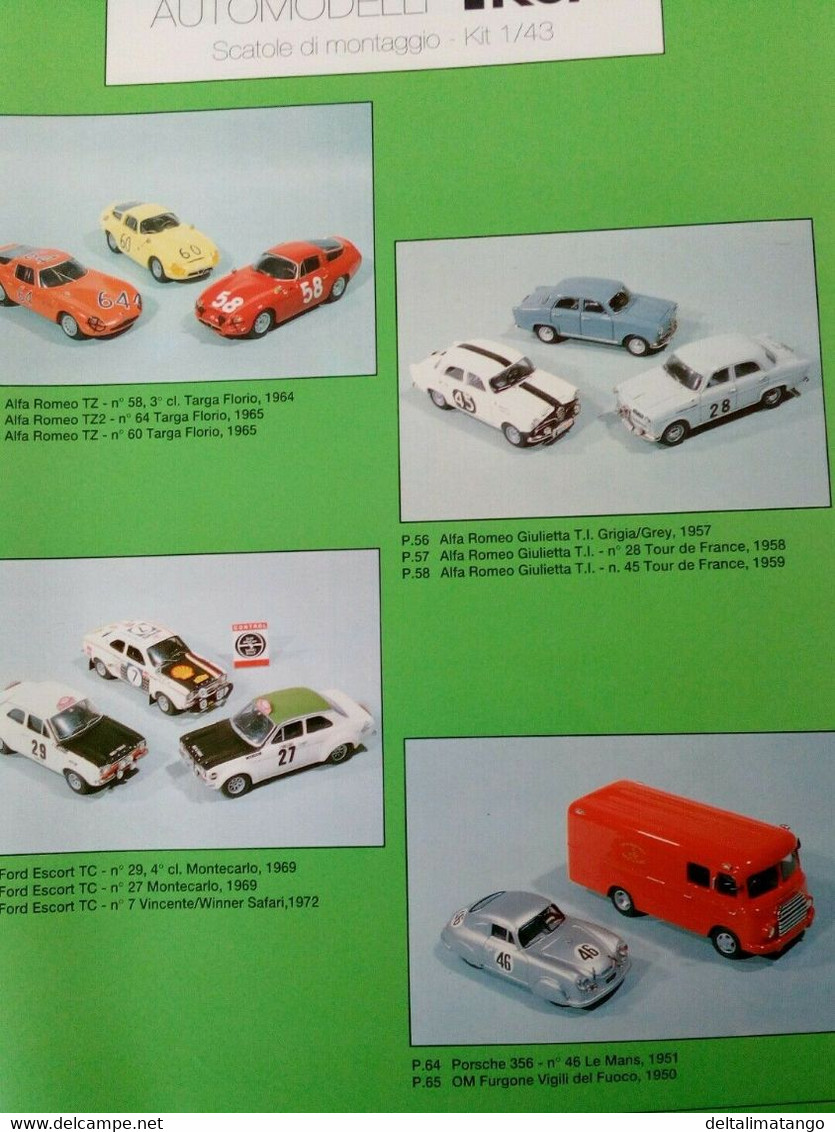 Catalogo automodelli Tron 1997