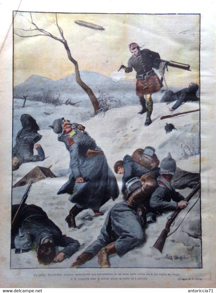 La Tribuna Illustrata 20 Dicembre 1914 WW1 Von Bulow Bobrinsky Pamphili Cracovia - War 1914-18