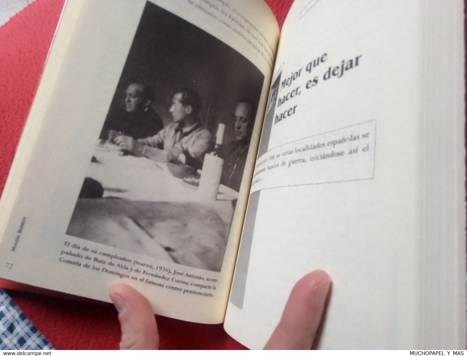 LIBRO CONSIGNA MATAR A JOSE ANTONIO (PRIMO RIVERA) CRÓNICA DE UNA TRAICIÓN, MANUEL BARRIOS 2005..FALANGE FRANCO FASCISMO