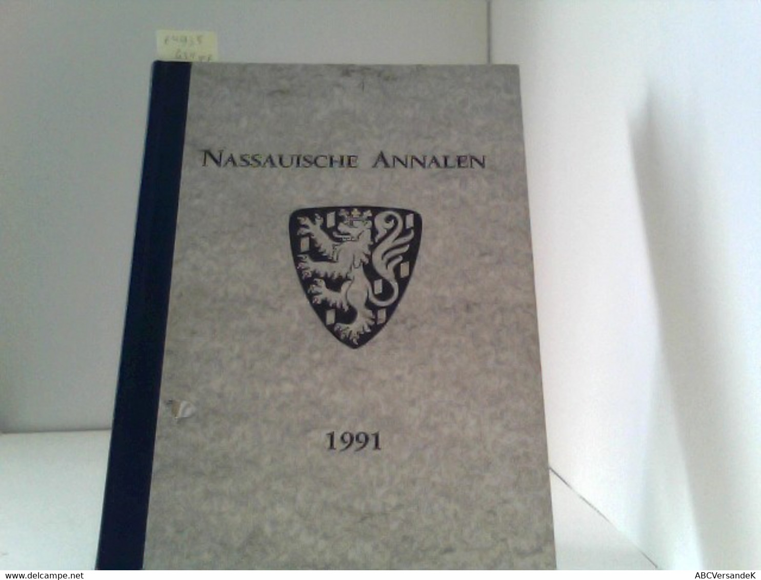 Nassauische Annalen, 1991, Band 102 Jahrbuch Des Vereins Für Nassauische Altertumskunde Und Geschichtsforschun - Hessen