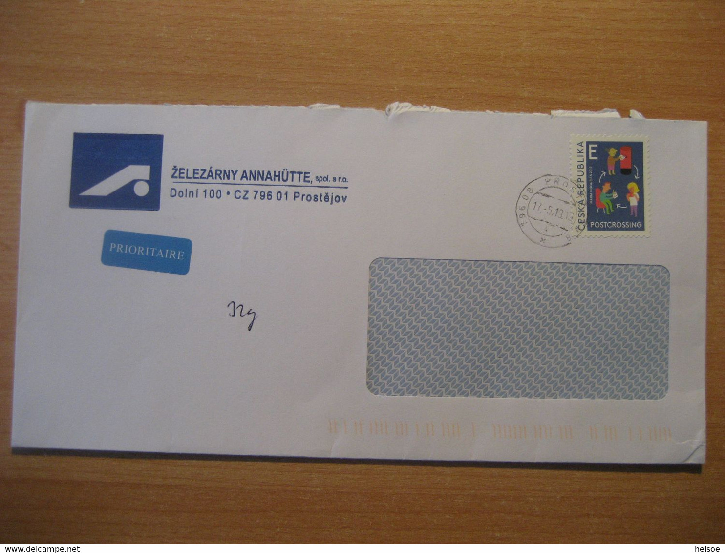 Tschechien- Geschäftsbrief Mit Sondermarke "Postcrossing" - Briefe U. Dokumente