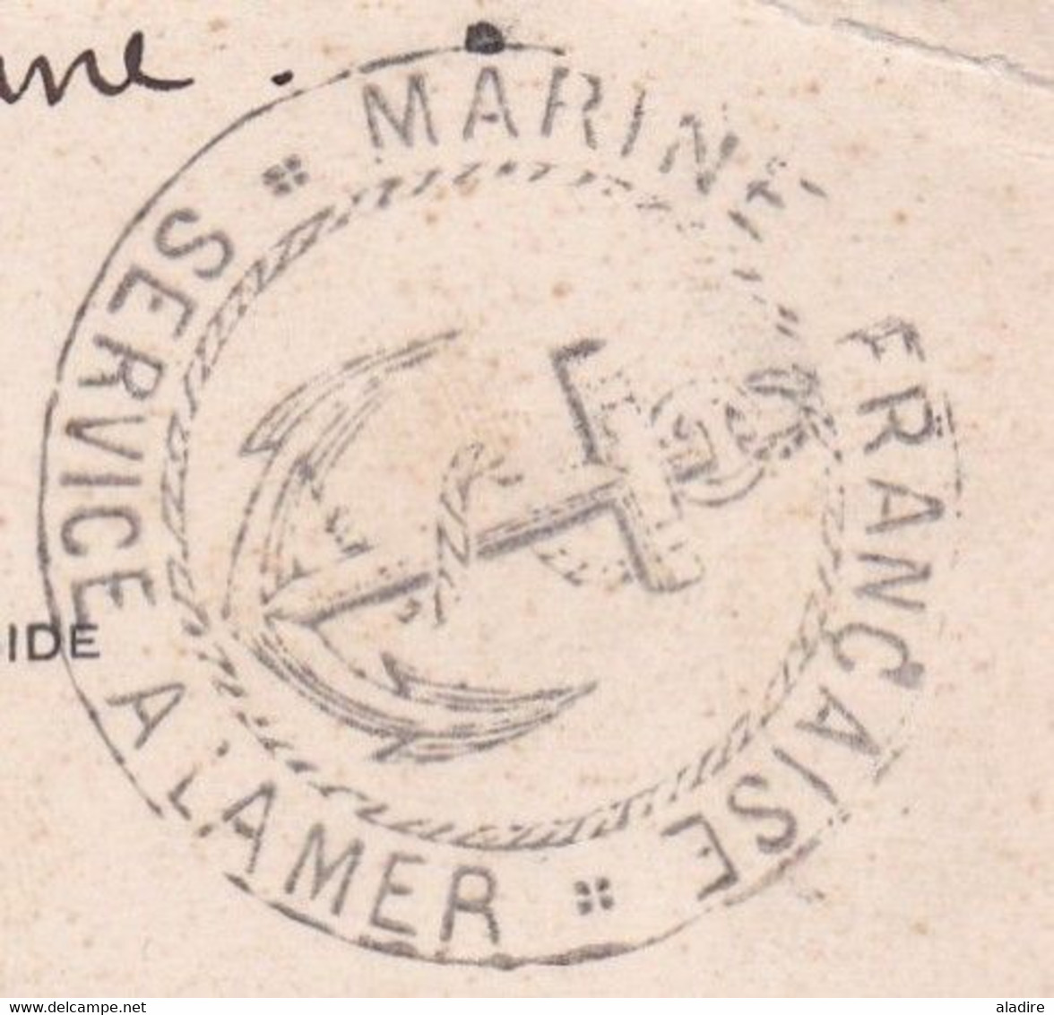 1903 - CP En FM De Ceylan (Corps Expéditionnaire De Chine) Vers Toulon - Marine Nationale - Service à La Mer - Briefe U. Dokumente