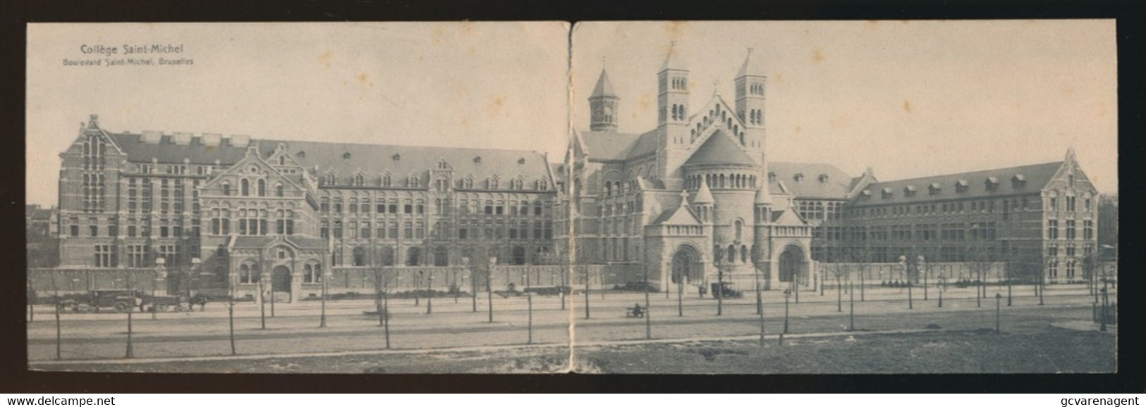 BRUXELLES  COLLEGE SAINT MICHEL  BOULEVARD SAINT MICHEL     - 2 SCANS - Etterbeek