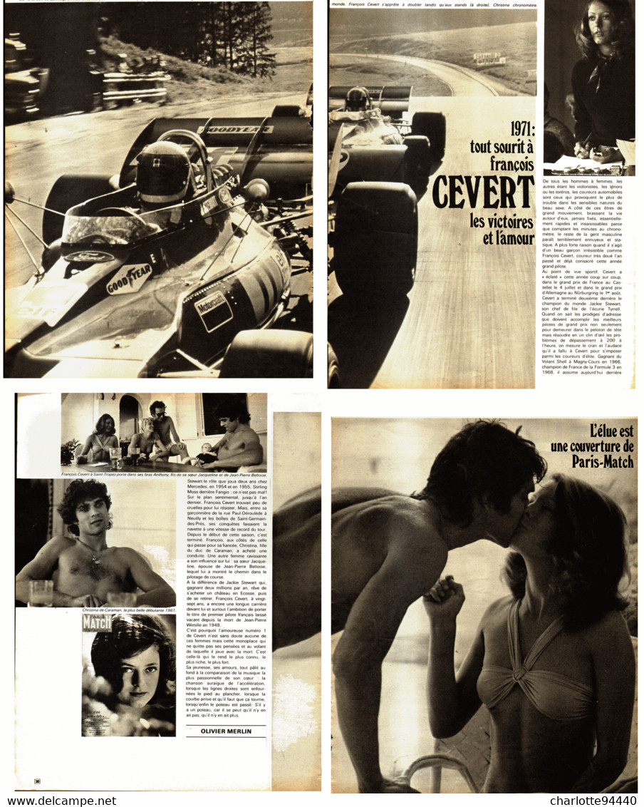 REPORTAGE  " FRANCOIS CEVERT  "  1971 (1) - Automobile - F1