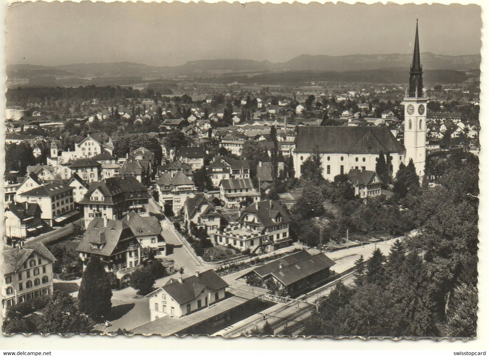 CHAM Flugaufnahme Mit Bahnhof - Cham