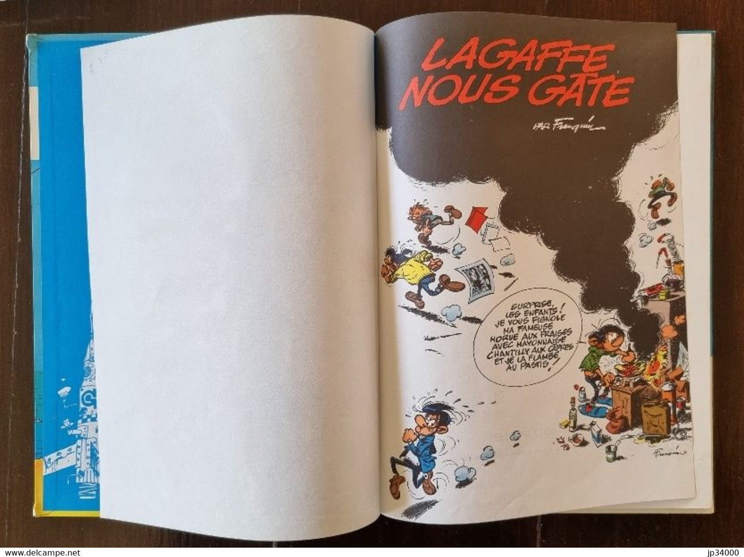 Franquin, GASTON LAGAFFE 8 Lagaffe Nous Gate. Edition Originale 1970 Dos Rond - Gaston