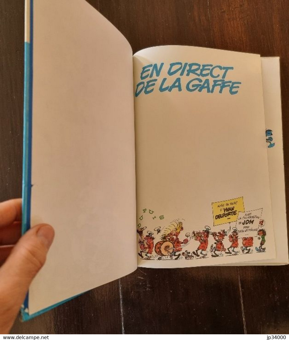 Franquin, GASTON LAGAFFE R4. En Direct De La Gaffe E.O. 1974 Dos Rond (1) - Gaston