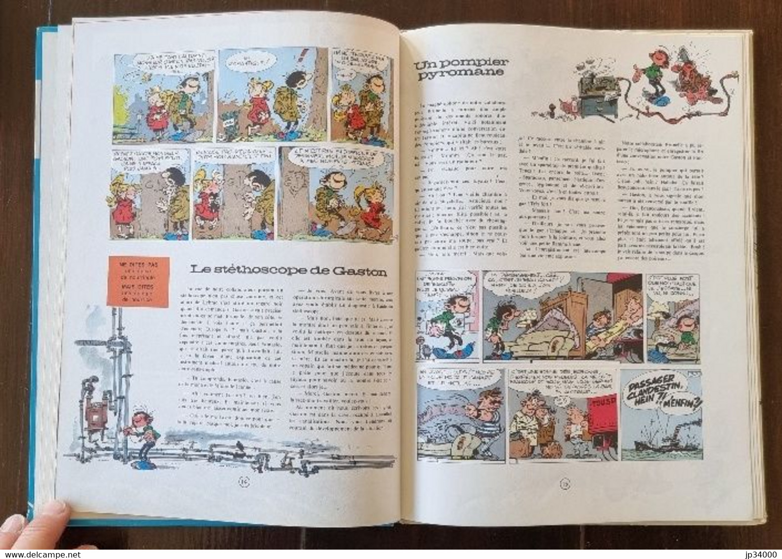 Franquin, GASTON LAGAFFE R4. en direct de la gaffe E.O. 1974 Dos rond (1)