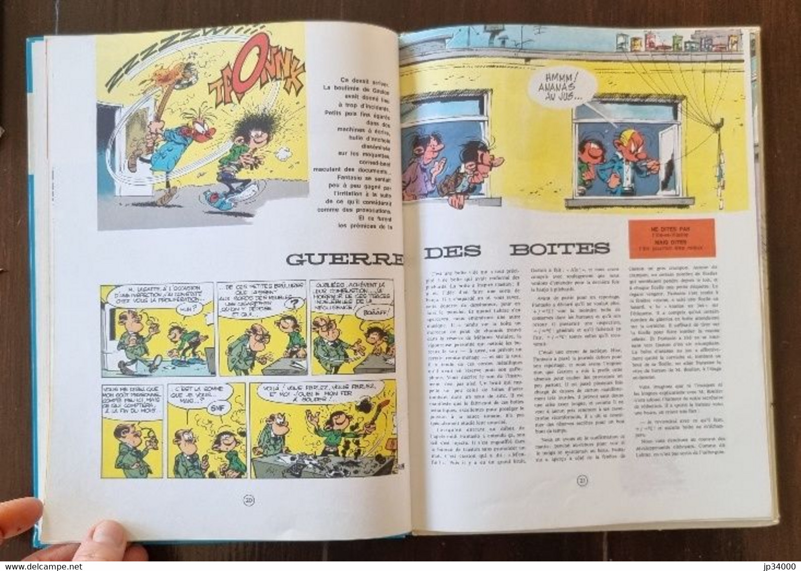 Franquin, GASTON LAGAFFE R4. en direct de la gaffe E.O. 1974 Dos rond (1)