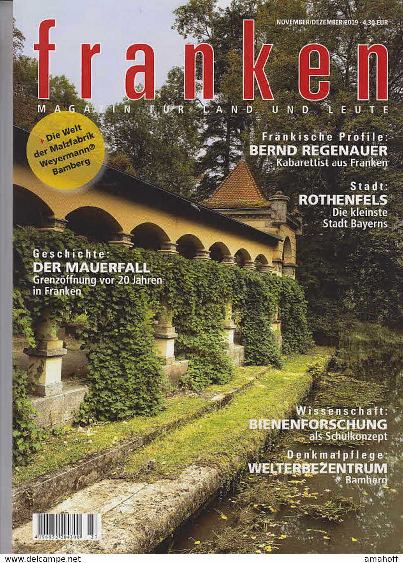 Franken - Magazin Für Land Und Leute November/Dezember 2009 - Sonstige & Ohne Zuordnung