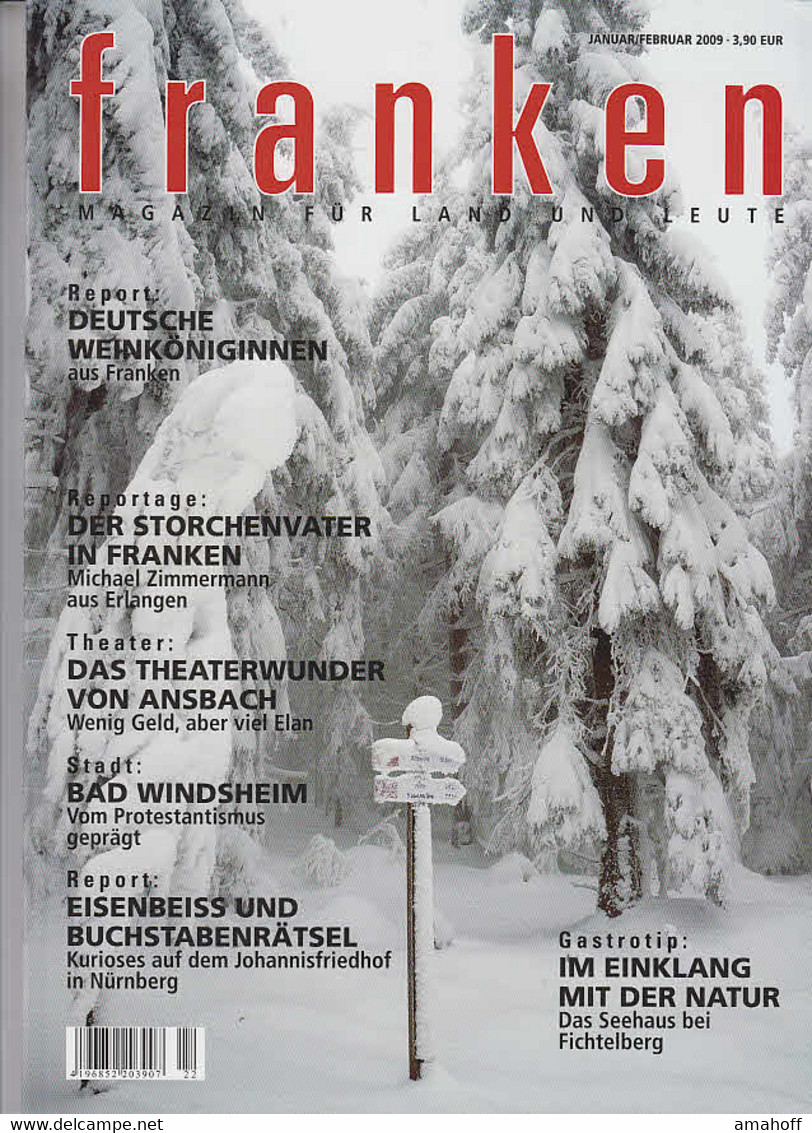 Franken - Magazin Für Land Und Leute Januar/Februar 2009 - Sonstige & Ohne Zuordnung