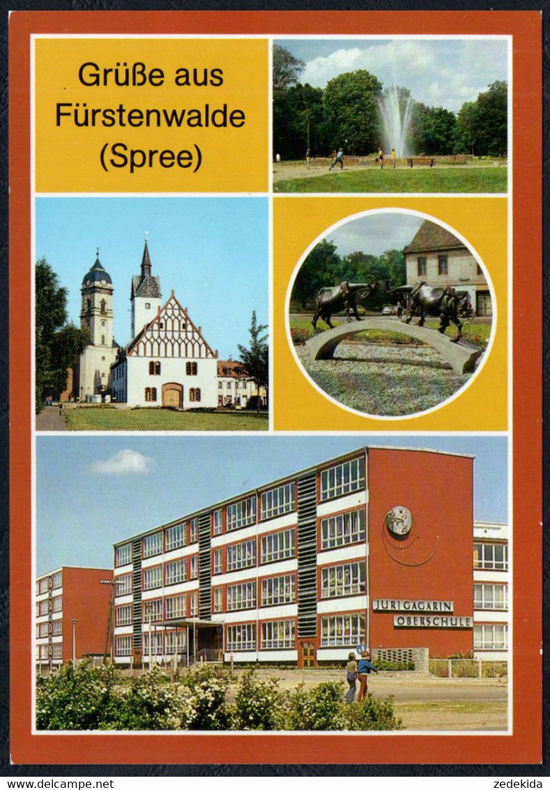 F5239 - TOP Fürstenwalde Neubauten Schule - Bild Und Heimat Reichenbach - Fürstenwalde
