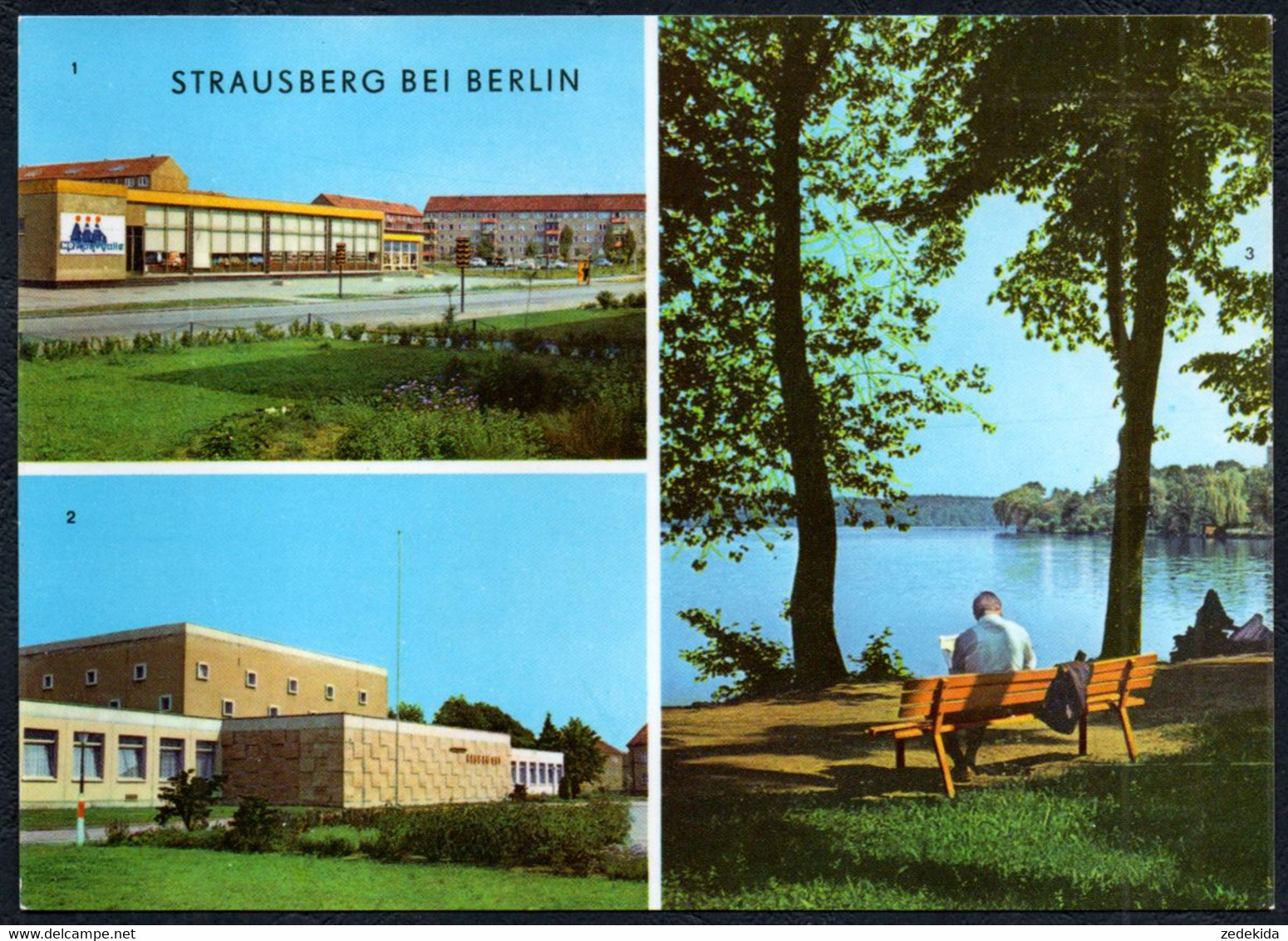 F5244 - TOP Strausberg Kaufhalle Klub Am See - Bild Und Heimat Reichenbach - Strausberg