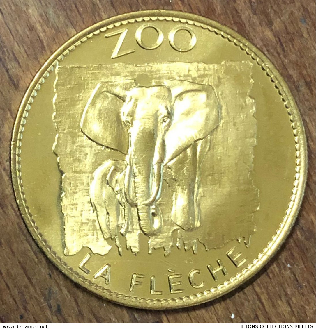 72 ZOO DE LA FLÈCHE LES ÉLÉPHANTS MÉDAILLE ARTHUS BERTRAND 2008 JETON TOURISTIQUE MEDALS TOKENS COINS - 2008