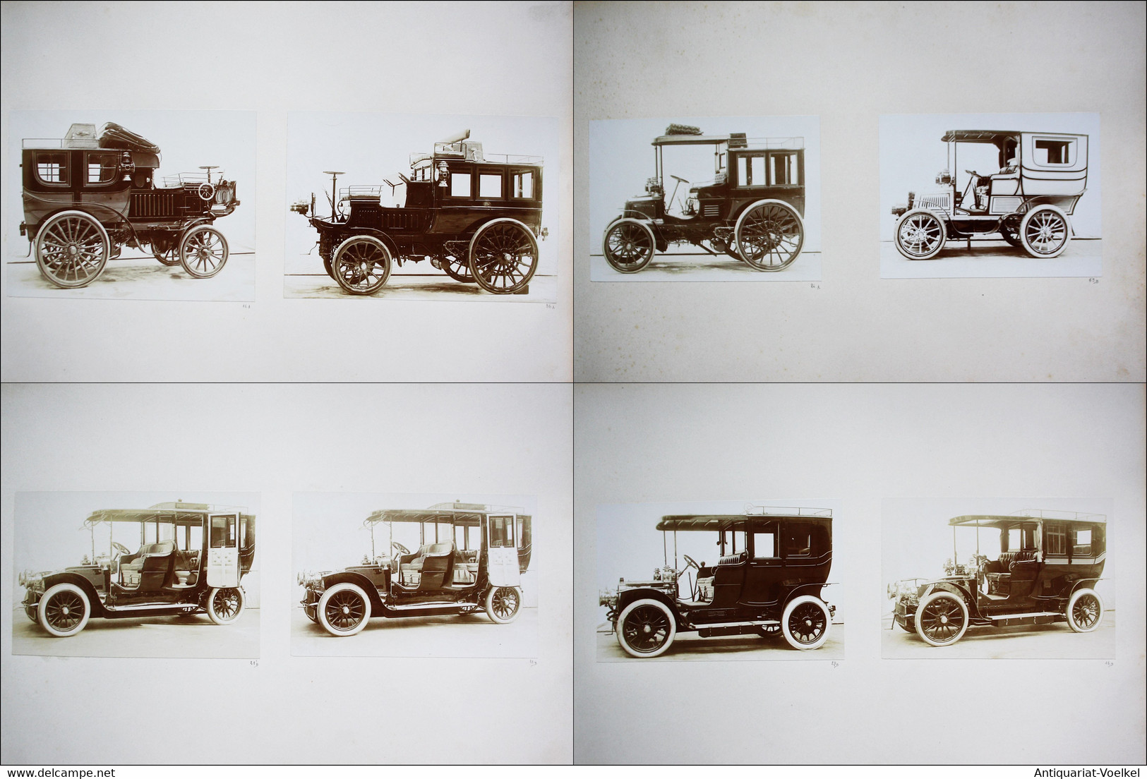 A very important collection of original designs and photographs from the beginning of French automotive indust
